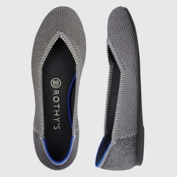 Rothy's Shoes - Rothy’s Navy Birdseye Round Toe Size 8